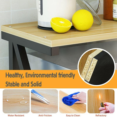 Wooden Microwave Oven Rack - Zambeel