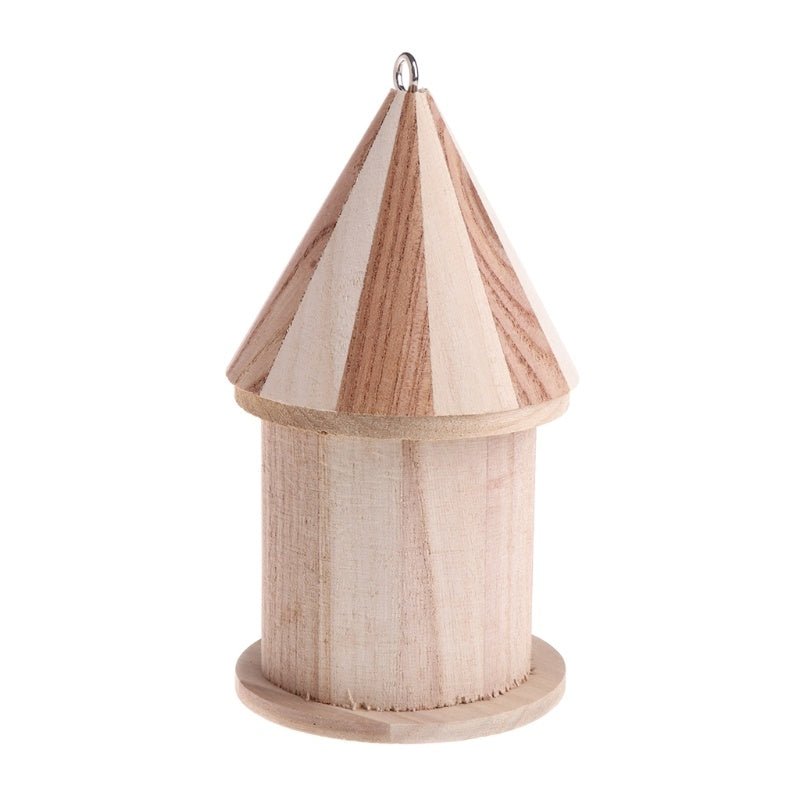 Wooden Outdoor Bird Nest - Zambeel