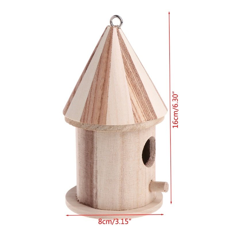 Wooden Outdoor Bird Nest - Zambeel