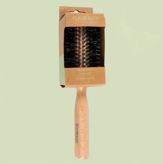 Wooden Round Hair Brush (793) - Zambeel