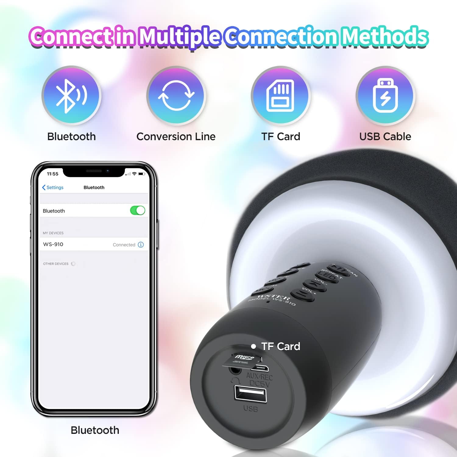 Wster - Wireless Microphone Speaker - Zambeel