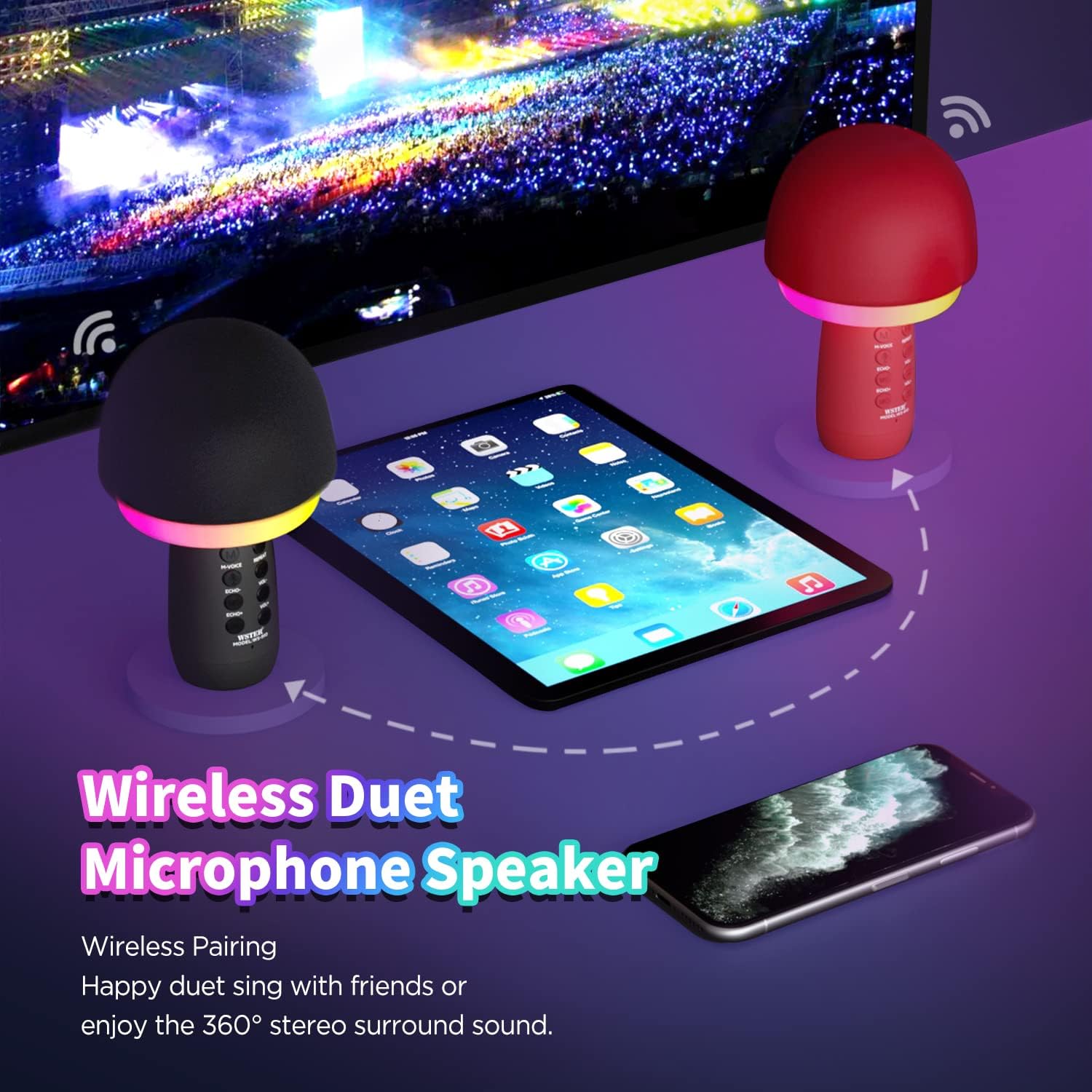 Wster - Wireless Microphone Speaker - Zambeel