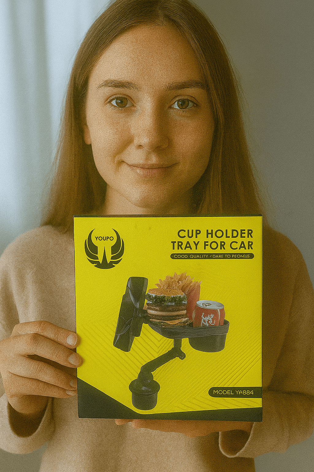 YOUFO - Cup Holder Tray for Car - Zambeel