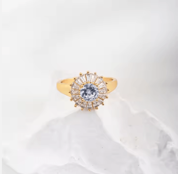 Zircon Diamond Ring - Zambeel
