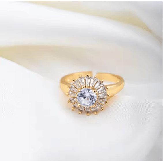 Zircon Diamond Ring - Zambeel