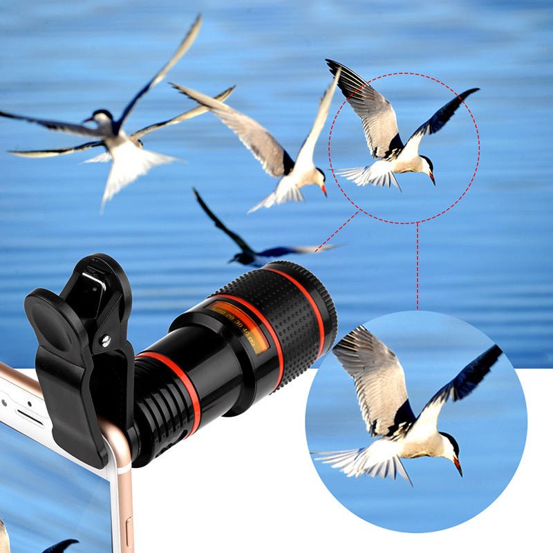 Zoom Mobile Phone Clip - On Retractable Telescope Camera Lens For Galaxy S3 S4 S5 S6 S7 Edge Phone - Zambeel